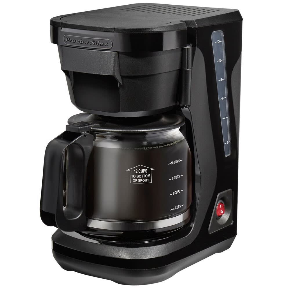 Proctor Silex® 12 Cup Coffeemaker, Black